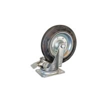 Roulette pivotante de qualité supérieure avec frein pour les conteneurs à déchets